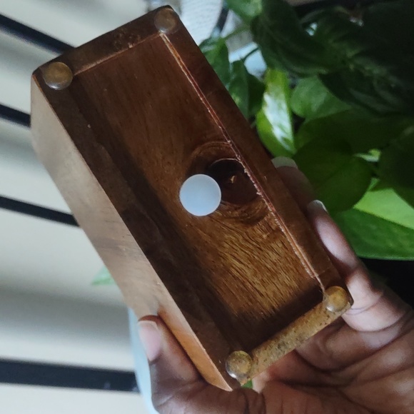 5pc Wooden Bathroom/Home Decor Accessories set - Picture 6 of 17